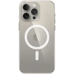 Чохол Clear Case with MagSafe для Apple iPhone 15 Pro Max Transparent AA [92693]