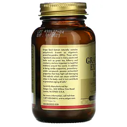 Натуральна добавка Solgar Grape Seed Extract 100 mg, 60 вегакапсул - мініатюра 2