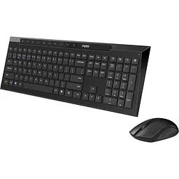 Комплект RAPOO 8210M Multi-mode Wireless Keyboard &amp; Mouse Desktop Set black (13571) - мініатюра 3