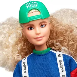 Коллекционная кукла Barbie BMR 1959 кучерявая блондинка (GHT92) - мініатюра 5