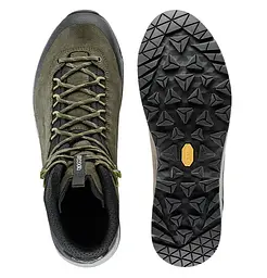 Черевики чоловічі Lowa Delago GTX MID Man 41 Чорний-Оливковий - мініатюра 5