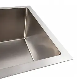 Кухонна мийка Platinum Handmade НSB з нержавіючої сталі 3 мм прямокутна 58x43x22 см (000037024) - мініатюра 3