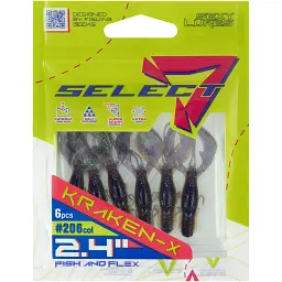 Силікон Select Kraken-X SE 2.4" 206 (6 шт/уп) - мініатюра 2