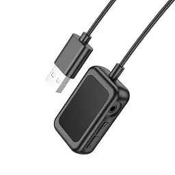 Автоадаптер - FM-модулятор BOROFONE BC49 June car BT FM transmitter - мініатюра 7
