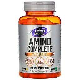 Комплекс амінокислот  Now Foods Sports Amino Complete 120 вегетаріанських капсул