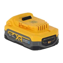 Акумулятор до електроінструменту DeWALT 18V XR Li-lon PowerStack 3.5Ah, вага 0.54 кг (DCBP318) - мініатюра 5