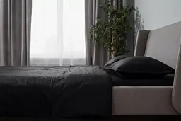 Постільна білизна двоспальна Ardesto Mix MatСh Premium ART2022SL 240х260 см чорна - мініатюра 2