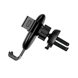 Автотримач Hoco CA56 Plus Armor Metal Gravity Car Holder (Black) [73706] - мініатюра 3