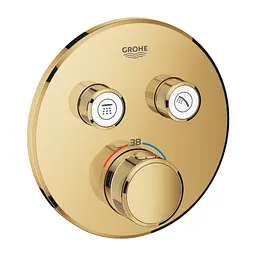 Термостат прихованого монтажу з двома кнопками управління Grohe Grohtherm SmartControl 29119GL0, Золотий