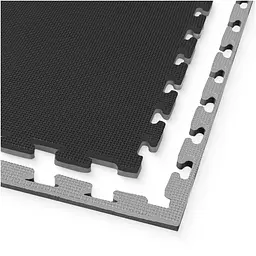 Мат-пазл (ласточкин хвіст) 4FIZJO Mat Puzzle EVA 100 x 100 x 2 cм Black/Grey (P-5907739316226) - мініатюра 2