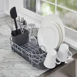 Підставка для сушки посуду KitchenAid Sinkware сіра (KEG197OSGR) - мініатюра 13