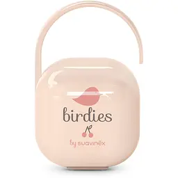 Футляр для пустушки "Birdies" рожевий