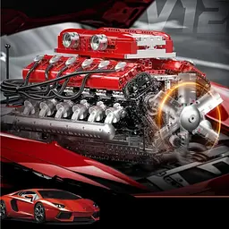 Конструктор Mould King Mking Двигун і коробка передач Supercar V12 (10226) [161059] - мініатюра 7