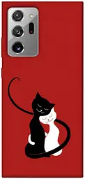 TPU чохол Demsky Закохані коти для Samsung Galaxy Note 20 Ultra