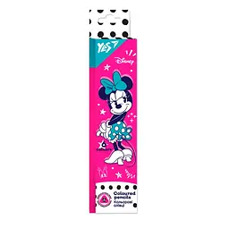 Олівці кольорові Yes Minnie, 6 кольорів