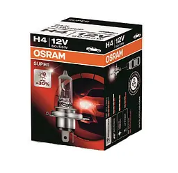 Автолампа галогенна Osram Super + 30% 12V H4 60/55W 1 шт (64193 SUP)