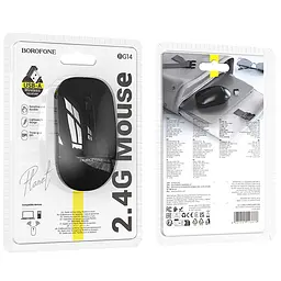 Миша бездротова Borofone BG14 Planet 2.4G Black - мініатюра 5