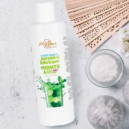 Лубрикант MyLove Aroma Series IntimMassage 2in1 Mohito, 300 мл - мініатюра 4