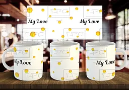 Чашка "My Love" 330 мл Рожева