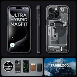 Чохол до мобільного телефона Spigen Apple iPhone 15 Pro Ultra Hybrid MagFit Zero One (ACS06721) - мініатюра 9