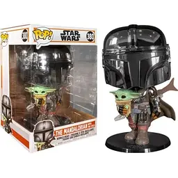 Фігурка Funko Pop Мандалорець з малюком Йодою Mandalorian with the child 25 см MMWC 25