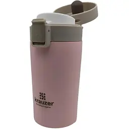 Термочашка Krauzer нержавіюча сталь 300 мл рожева (88-300 Pink) - мініатюра 2