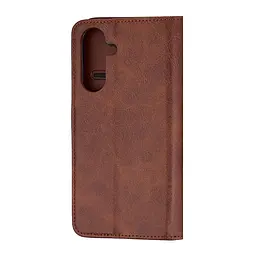 Чохол-книжка Premium Samsung A26 (A266) Dark Brown - мініатюра 3
