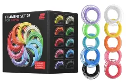 Пластик для 3D друку 2E, PCL, 1.75 мм, 10 кольорів по 10 м (2E-L-BH010)