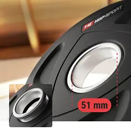 Диск олімпійський Hop-Sport 25кг - мініатюра 3