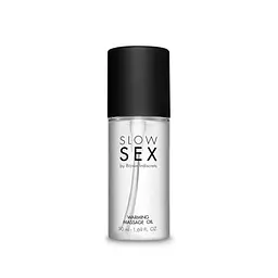 Розігріваюча їстівна масажна олія Slow Sex by Bijoux Indiscrets Warming Massage Oil - мініатюра 2