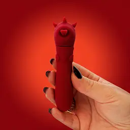 Вібратор-єдиноріжка Unihorn USB Bullet - Blaze Diablo віброкуля, USB-зарядка, 10 режимів - мініатюра 7