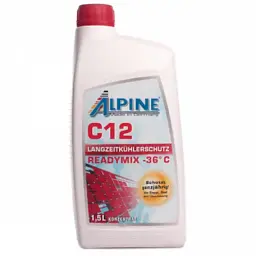 Антифриз Alpine Концентрат C12 черв. 1.5 л (1185-15)