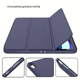 Чохол до планшета BeCover Tri Fold Soft TPU Apple iPad Air 11" M4 2026 Deep Blue (715230) - миниатюра 3