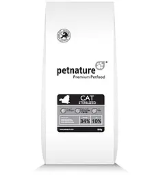 Сухий корм PetNature Збалансований для стерилізованих котів 10 кг