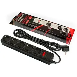 Фільтр живлення FrimeCom 5 розеток, 3 м, чорний (FC-B4005W 3 B)