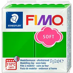 Пластика для біжутерії Soft Тропічна зелена 57г Fimo
