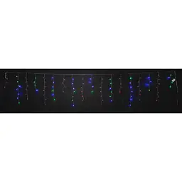 Гірлянда Delux ICICLE С 100 LED 3,2x0,7m синій/прозорий IP20 (90015253) - мініатюра 3