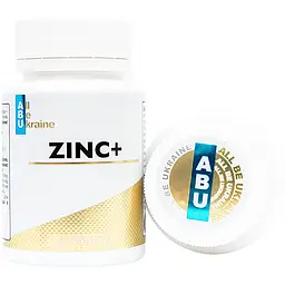 Цинк цитрат All be Ukraine Zinc+ з вітаміном С та лемонграсом 60 капсул (ABU-02036) - мініатюра 4