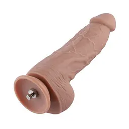 Фалоімітатор Hismith 9.25″ Silicone Dildo система KlicLok гнучкий для секс-машин