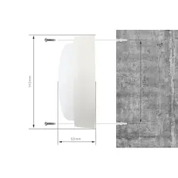 Світильник Delux WC-2 12 Вт 5000K IP54 з датчиком руху (90021164) - мініатюра 3
