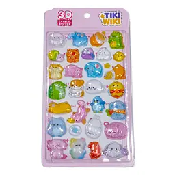 Набір 3D-наліпок Тікі милі тварини Tiki Wiki 51369 серії Crystal