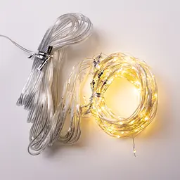 Гірлянда-штора Роса 300 LED 10 ниток 3*3 м USB GarlandoPro USB173308Y - мініатюра 9