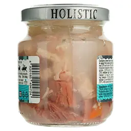 Вологий корм для котів Basttet`o Holistic мікс яловичина з індичкою в соусі 130 г скло - мініатюра 6