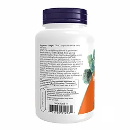 Гідроксиапатит Кальцію Now Foods Calcium Hydroxyapatite 120 капсул - мініатюра 3