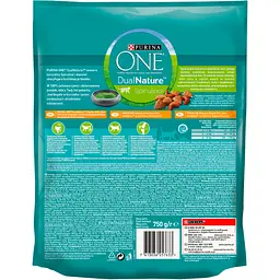 Сухий корм для дорослих котів Purina One Adult Dual Nature Spirulina з куркою 750 г (12462855) - мініатюра 2