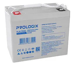 Акумуляторна батарея для ДБЖ ProLogix GEL 12 V / 75 А*ч (PL12-75GEL) - мініатюра 4