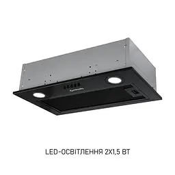 Витяжка вбудована Minola HBI 5025 BLF LED - мініатюра 3