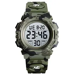 Годинник наручний Skmei 1520 Camouflage Green, 1520CMGN (17151) - мініатюра 2