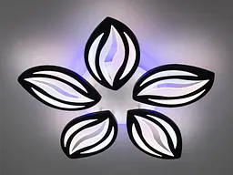 Світлодіодна люстра з димером та led підсвічуванням, 75W - мініатюра 2