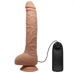 Вібратор Beautiful Encounter Dick Vibrator Flesh - мініатюра 2